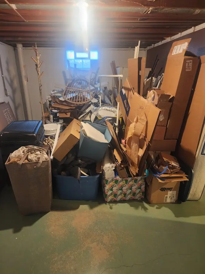 Roll-off dumpster container at job site for Yard Waste Dumpster Rental in Mount Rainier